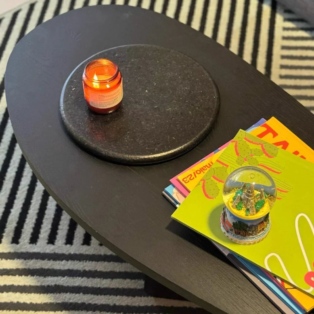 Mesa + Bandeja de Mármore