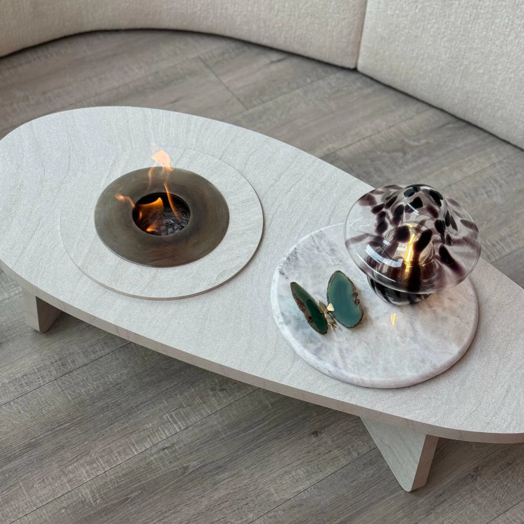 Mesa 3 em 1 (lareira+baldinho+bandeja)