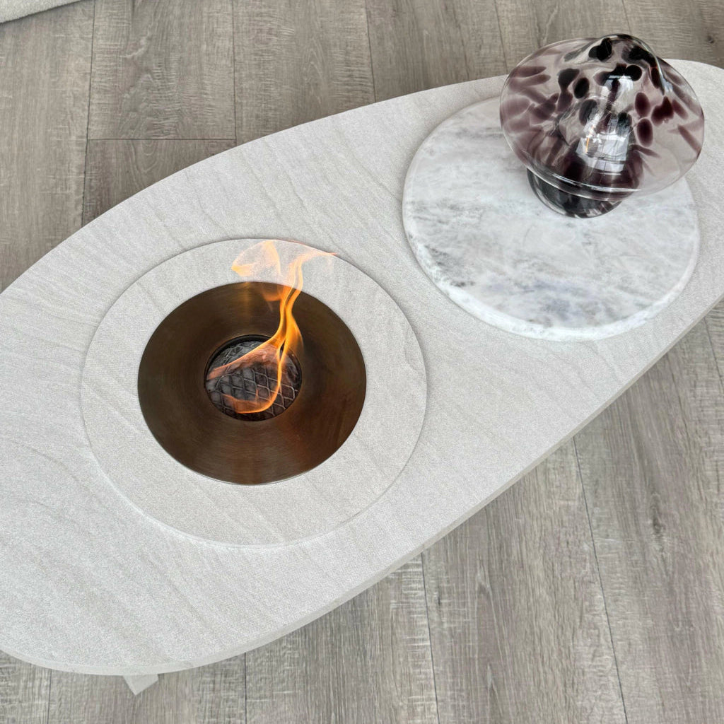 Mesa 3 em 1 (lareira+baldinho+bandeja)