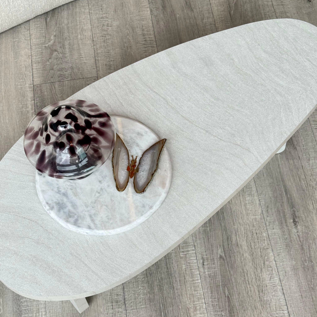 Mesa + Bandeja de Mármore