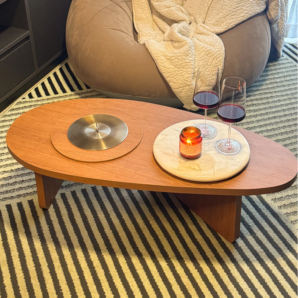 Mesa 3 em 1 (lareira+baldinho+bandeja)